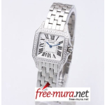 까르띠에 산토스 드모아젤 Medium 다이아