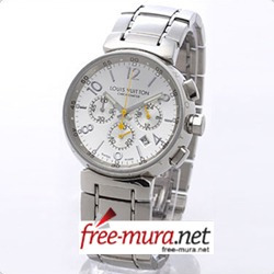 루이비통 땅부르 크로노그래프 화이트 쿼츠