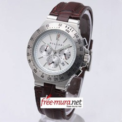 불가리 디아고노 프로폐셔널 타키메틱 크르노 가죽밴드