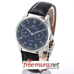 아이떠블유씨 포르투기즈 오토메틱 7 데이즈 스위스 ETA7Days 블루