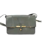 셀린느 클래스프백  미듐 그레이