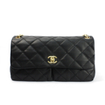 샤넬 11fw 듀얼포켓 숄더 블랙