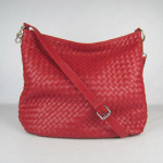 보테가 베네타  80020 Genuine leather Shoulder bag Red