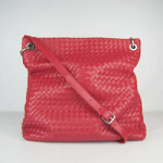 보테가 베네타  80021 Genuine leather Shoulder bag Red