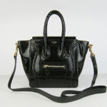 셀린느 러기지백 콤비  블랙