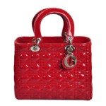 크리스찬 디올 램스킨 토트 9928 레드