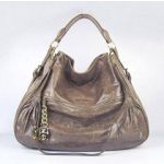 미우미우 칼프스킨 숄더백 0018 그레이