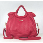 미우미우 양가죽 호보백 1835 - 레드