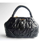 미우미우 램스킨 절개백 5663 블랙