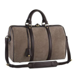 SC 스웨이드 카프 레더 백 브라운