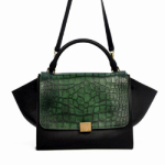 셀린느 2011 FW 트라페제 크로커 그린블랙