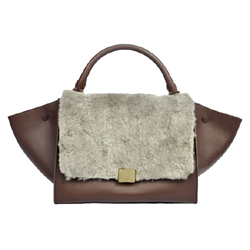 셀린느 2011 FW 트라페제 양모 그레이