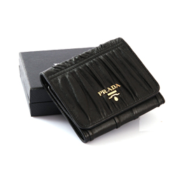 프라다 반지갑 1M0176-블랙