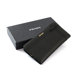 프라다 장지갑 1M1265-블랙