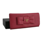 프라다 장지갑 신상 레드