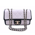 샤넬 투톤 플랩백 CL-0943 블랙 앤 화이트