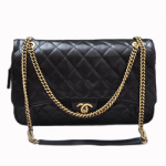 샤넬 칼프스킨 플랩백 CL-0870 블랙