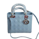 크리스찬디올 레이디디올백 스몰 페이던트 블루