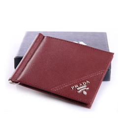 프라다 머니클립 1M1077 브라운