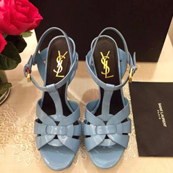 입생로랑 구두 페이던트 블루