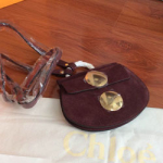  끌로에 투웨이 스웨이드 크로스백