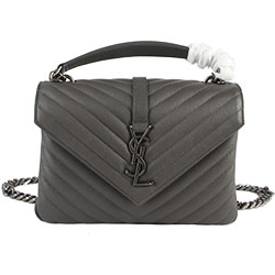 생로랑 모노그램 샤첼백 그레이