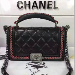 샤넬 16년 토트 앤 숄더 보이백