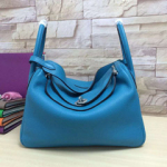 에르메스 오리지널 토고가죽 린디백 30cm 블루진