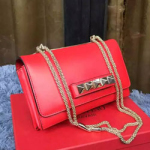 발렌티노 체인 크로스백 핫레드