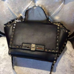 발렌티노 토트숄더백 블랙