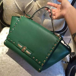 발렌티노 토드숄더백 그린