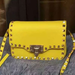 발렌티노  ROCKSTUD 크로스백 옐로우