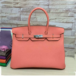 에르메스 오리지널 토고가죽 벌킨 베이지핑크/은장