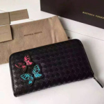 보테가 지퍼 나비 장지갑