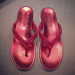 프라다 쪼리 레드