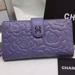 샤넬 플라워 장지갑 0571 퍼플