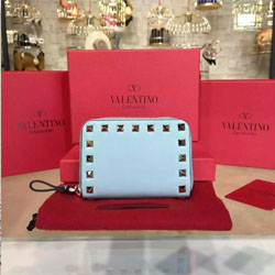 발렌티노 락스터드 지퍼 지갑