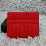 보테가 명함지갑 레드