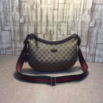 구찌반달 크로스 카키 181092