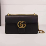 구찌 신상 마몬트 체인백 블랙  431777