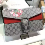 구찌 신상 플라워 체인 숄더백 레드