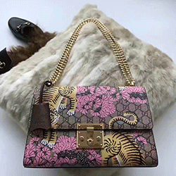 구찌 타이거 슈프림 가죽 스트랩 숄더