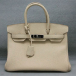 에르메스 벌킨 30cm ( 오리지널 토고가죽 ) 아이보리/은장