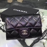 샤넬 램스킨  지갑