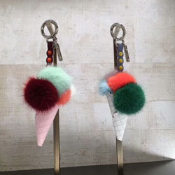 펜디 몬스터 열쇠고리 (리얼 담비) FD-58436