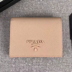 프라다 사피아노 로고 핑크 지갑  1MV204-3