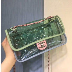 샤넬 실버 메탈 플랩백 57408  28cm