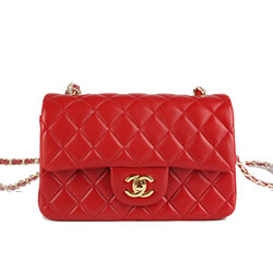 샤넬 클래식 램스킨 뉴미니 금장 [13가지 색상] C-566586