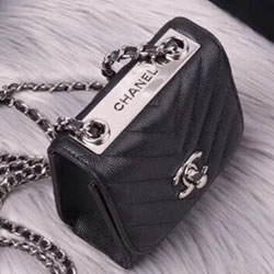 샤넬 클래식 캐비어  MINI 11cm C-181213