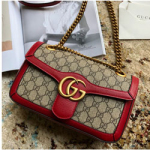 구찌 [GG 마몽] 마틀라세 벨벳 숄더백 443497